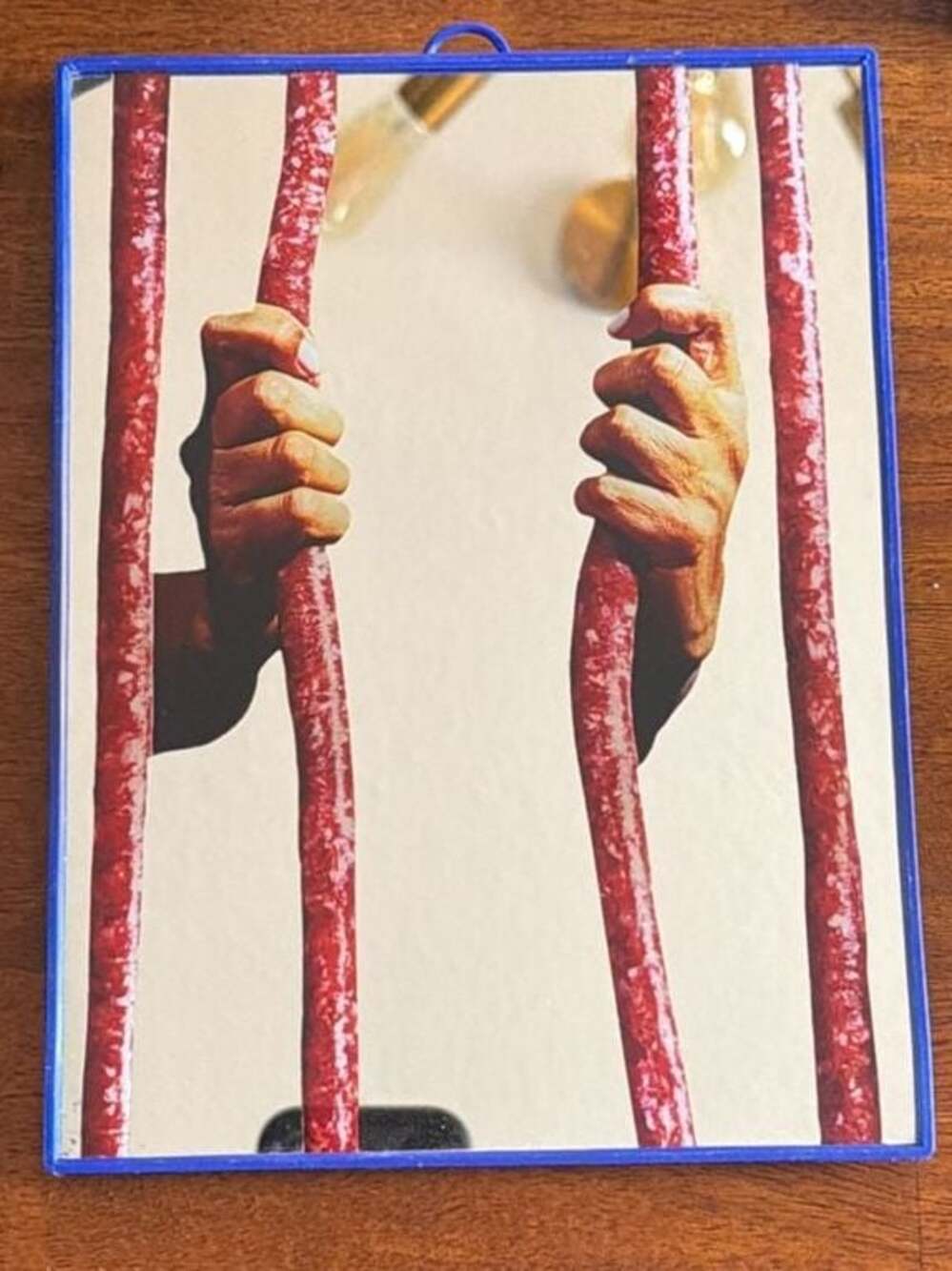 Seletti Wears Toiletpaper Mirror Jail with Sausages
